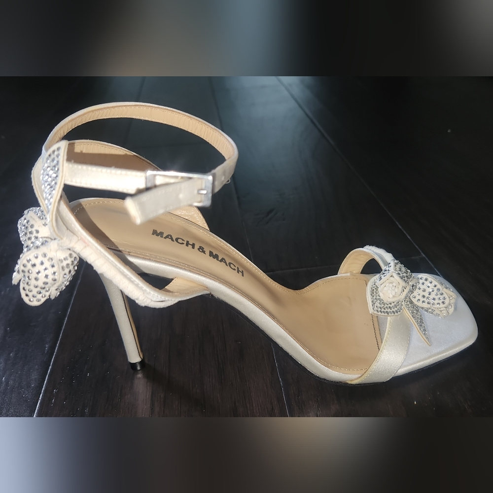 MACH & MACH bridal heels